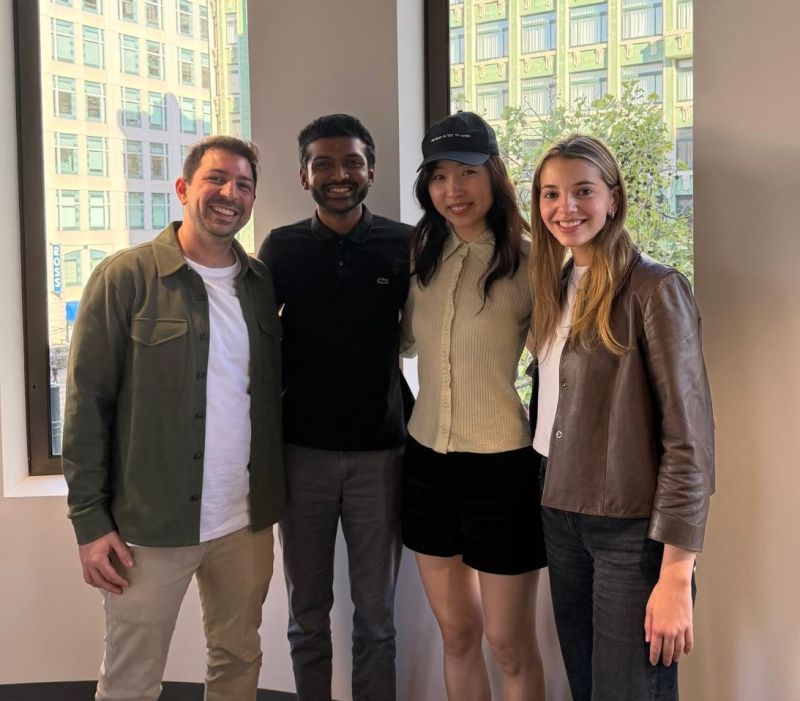 The Greenfield Team with Patronus AI Co-Founders
